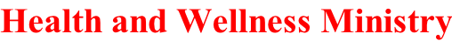 Health and Wellness Ministry