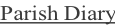 Parish Diary